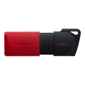 Накопитель Kingston DataTraveler Exodia M 128Gb USB 3.2, Чёрный, красный