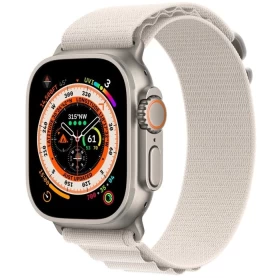 Apple Watch Ultra GPS+Cellular 49mm, ремешок "Starlight Alpine Loop" L 165–210mm (MQF13)