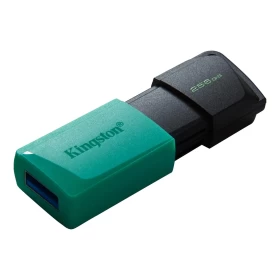 Накопитель Kingston DataTraveler Exodia M 256Gb USB 3.2, Чёрный, зелёный