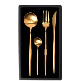 Набор столовых приборов Maison Maxx Stainless Steel Cutlery Set, Золотой (CYZ-001J)