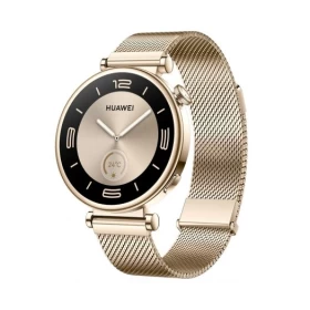 Умные часы Huawei Watch GT 4 41mm, Светло-золотой/Светло-золотой ремешок с миланским плетением (ARA-B19)