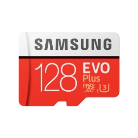 Карта памяти Samsung 128GB MicroSD EVO PLUS (MB-MC128HA/RU) + адаптер