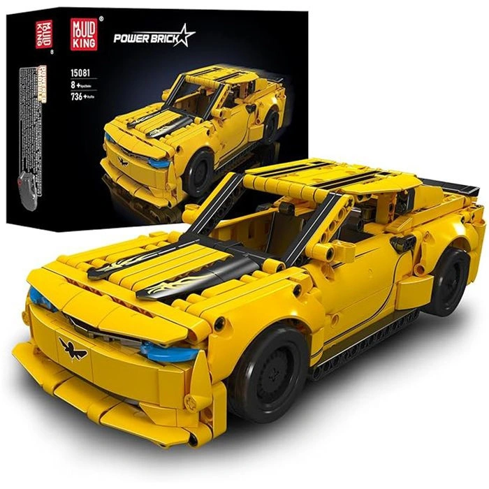 Конструктор Mould King Models 15081. Bumblebee Pull Back, 738 деталей. Фото 1