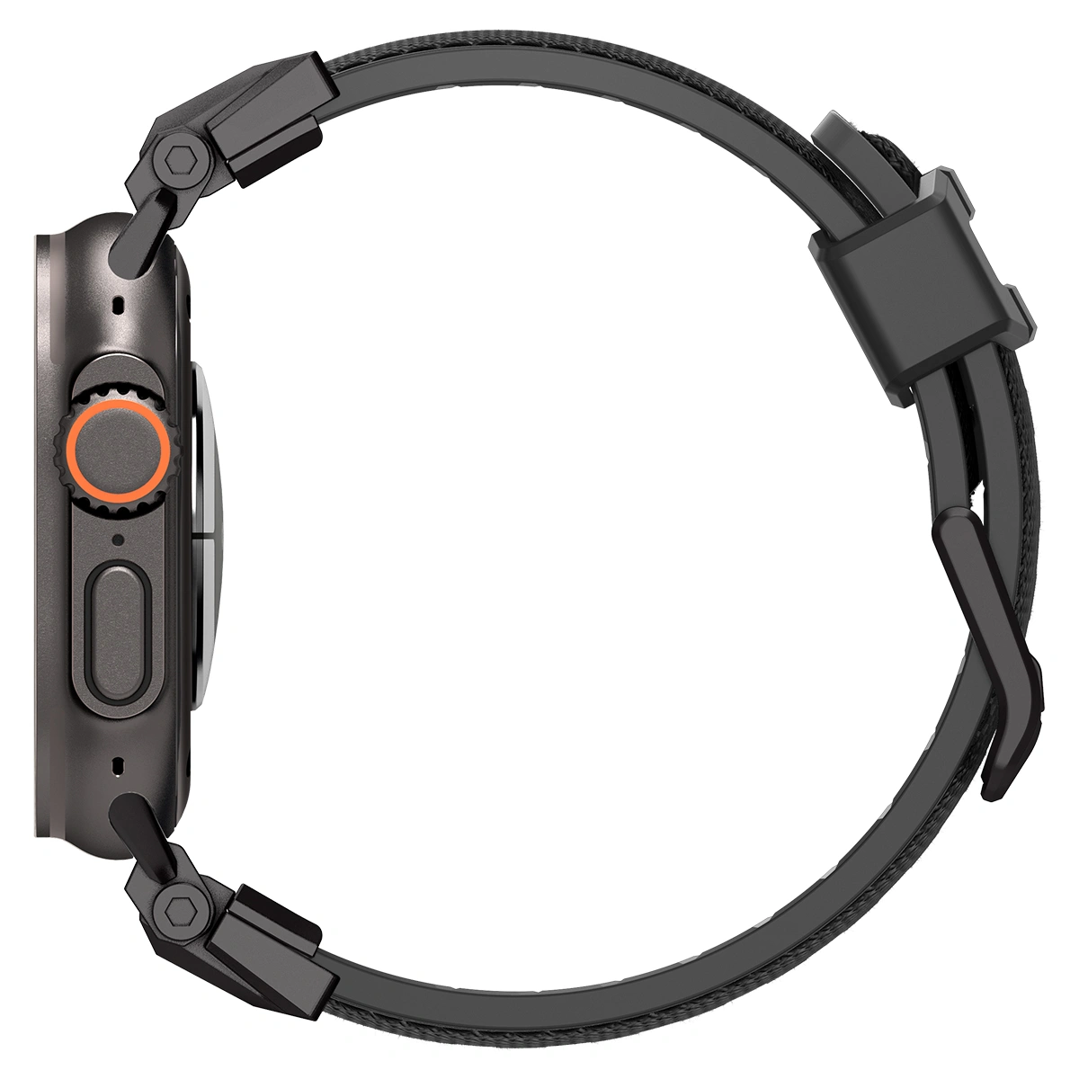 Ремешок Spigen Durapro Armor для Apple Watch 44/45/46/49мм, Чёрный (AMP09229). Фото 6