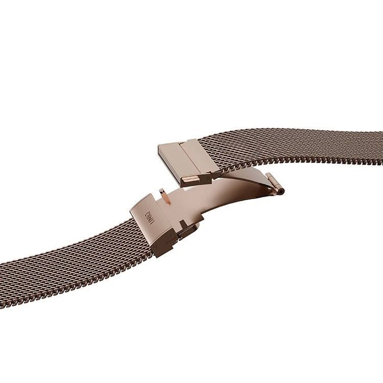 Ремешок Uniq для Apple Watch 42/41/40 мм Dante PRO Strap Mesh Steel,Metallic Rose (42MM-DANPMRSE). Фото 2