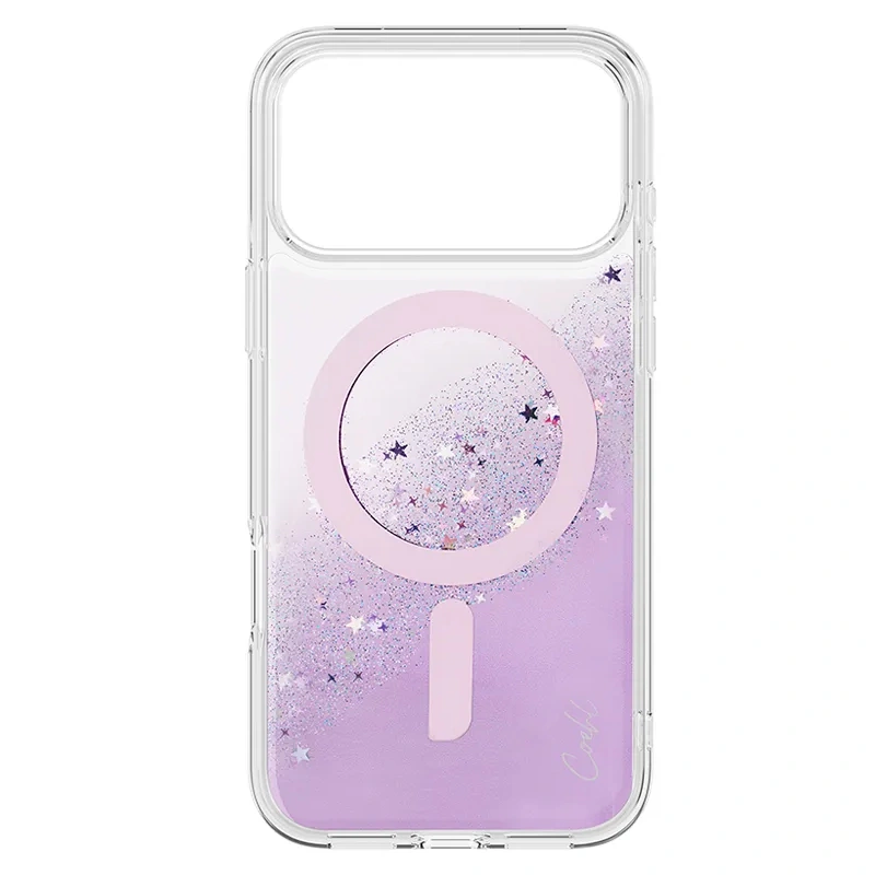 Накладка Uniq COEHL Resin Lyra MagSafe для iPhone 17 Pro Max, Лавандовая дымка (IP6.9P(2025)-LYRMLHAZ). Фото 2