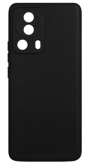 Накладка Silicone Case Logo для Xiaomi 13 Lite, Чёрная. Фото 1