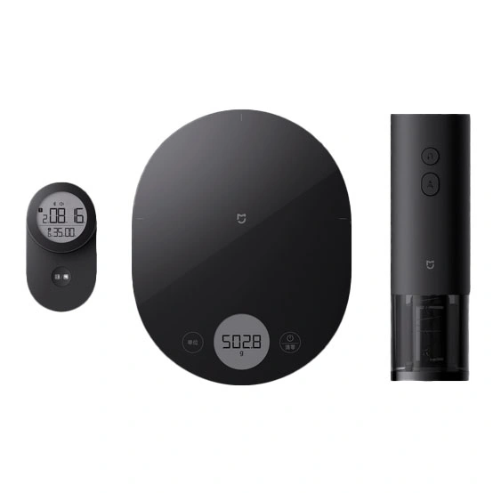 Набор кухонных аксессуаров Mijia Kitchen Tool Set (весы, штопор, таймер), Чёрный. Фото 1