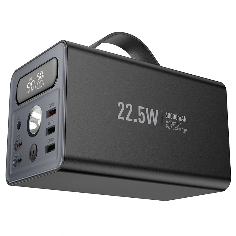 Внешний аккумулятор Hoco J138 Distant 60000mAh 22.5W+PD20W, Black. Фото 2