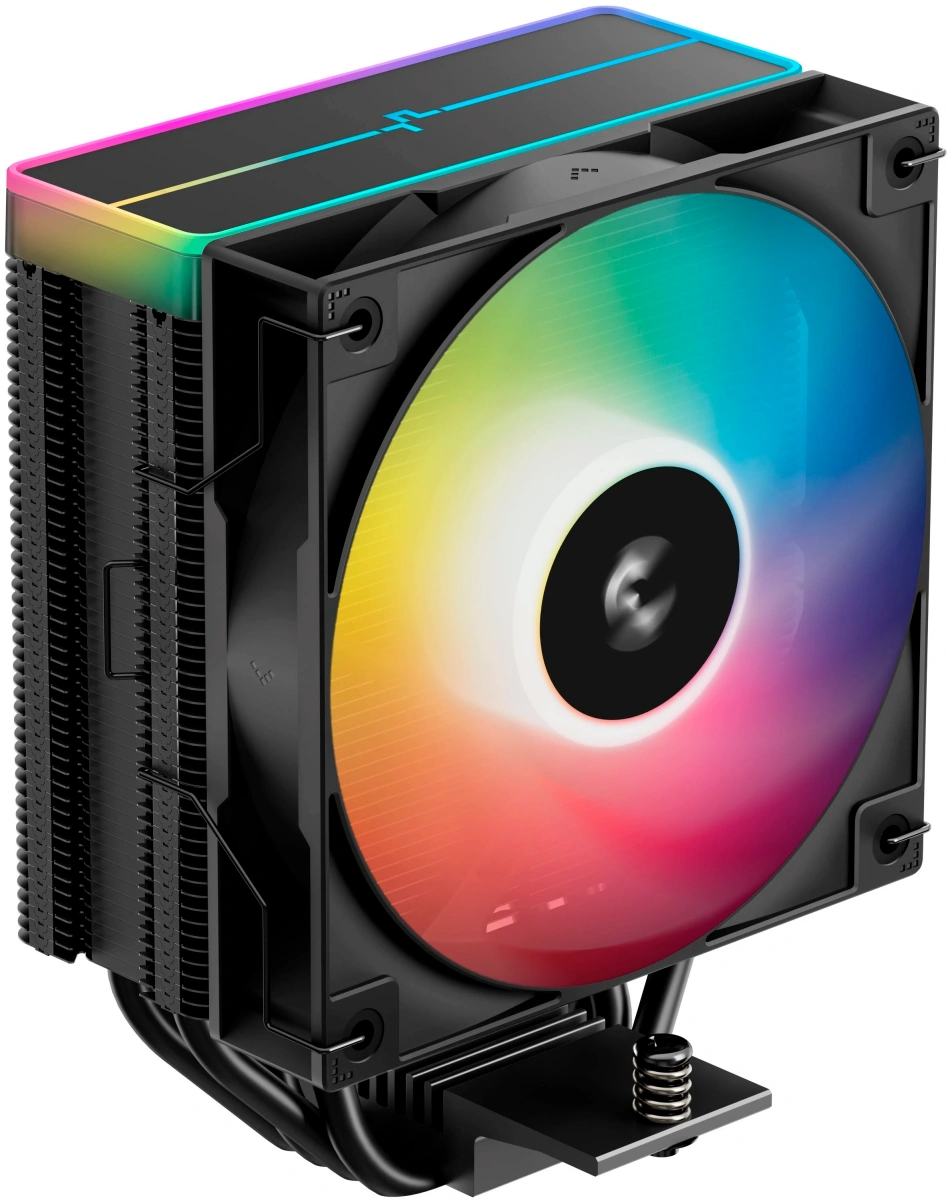 Кулер для процессора DeepCool AG400 BK ARGB V2, Чёрный (R-AG400-BKAMMN-GJD). Фото 1