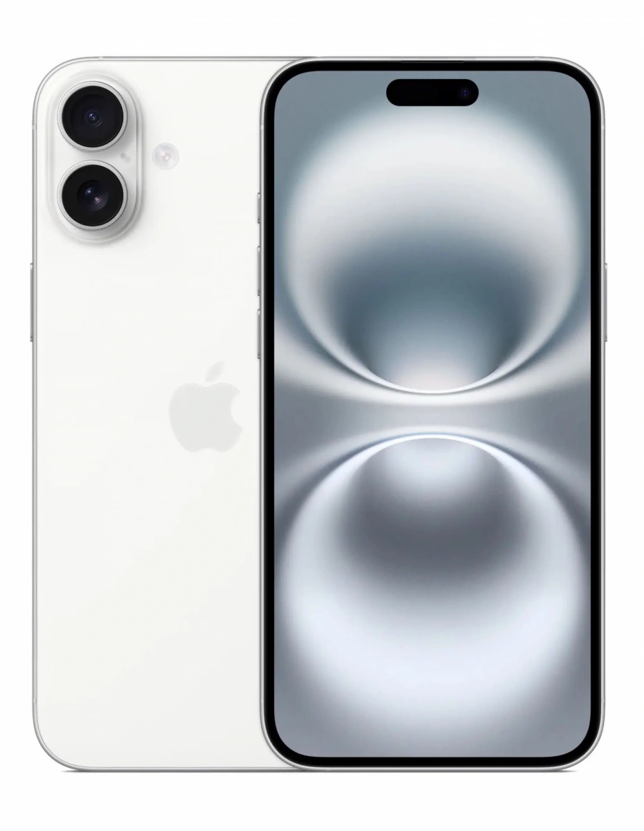 Смартфон Apple iPhone 16 256Гб Белый (eSIM+SIM) (Без RuStore). Фото 1