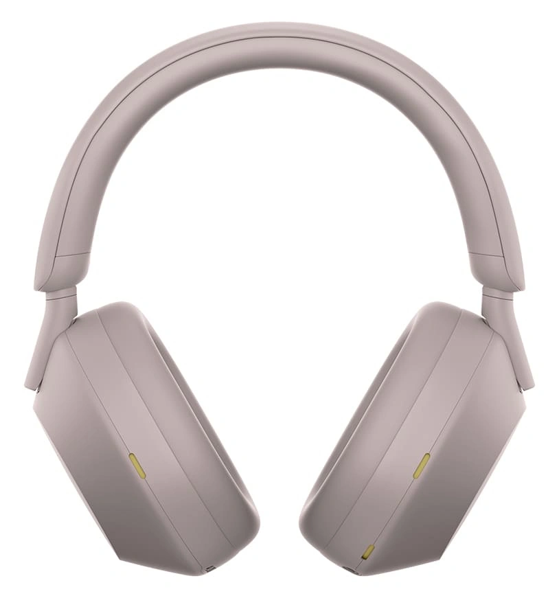 Беспроводные наушники Sony WH-1000XM5/PM с шумоподавлением, Розовые. Фото 3