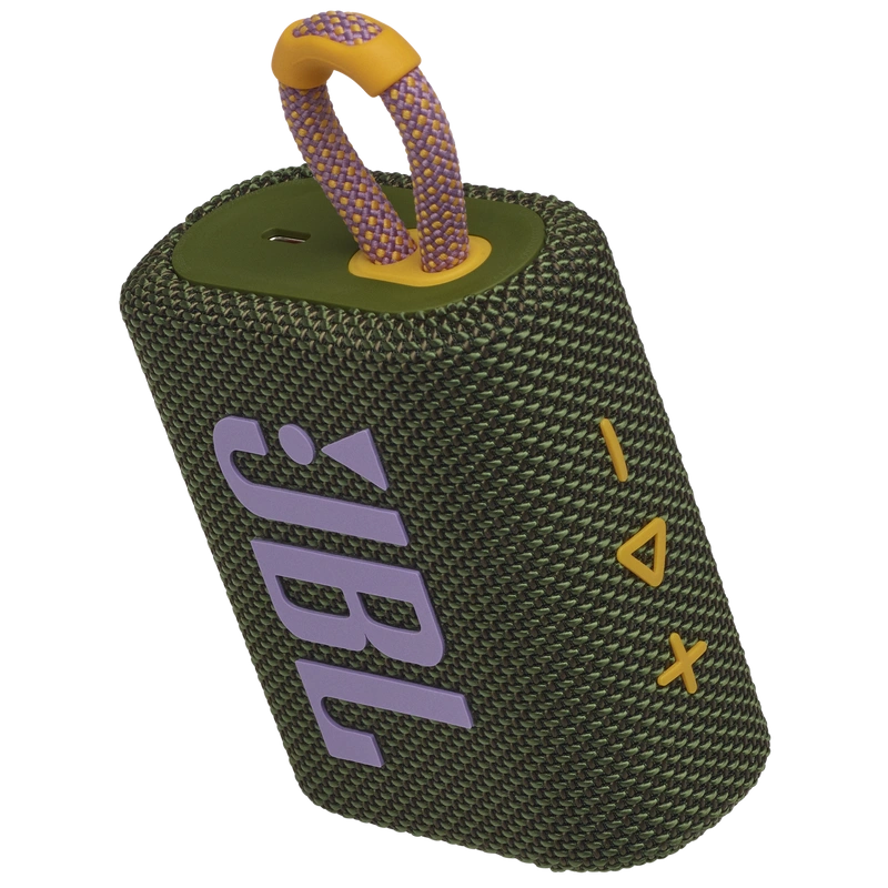 Беспроводная акустика JBL Go 3 Green/Зеленый (JBLGO3GRN). Фото 3