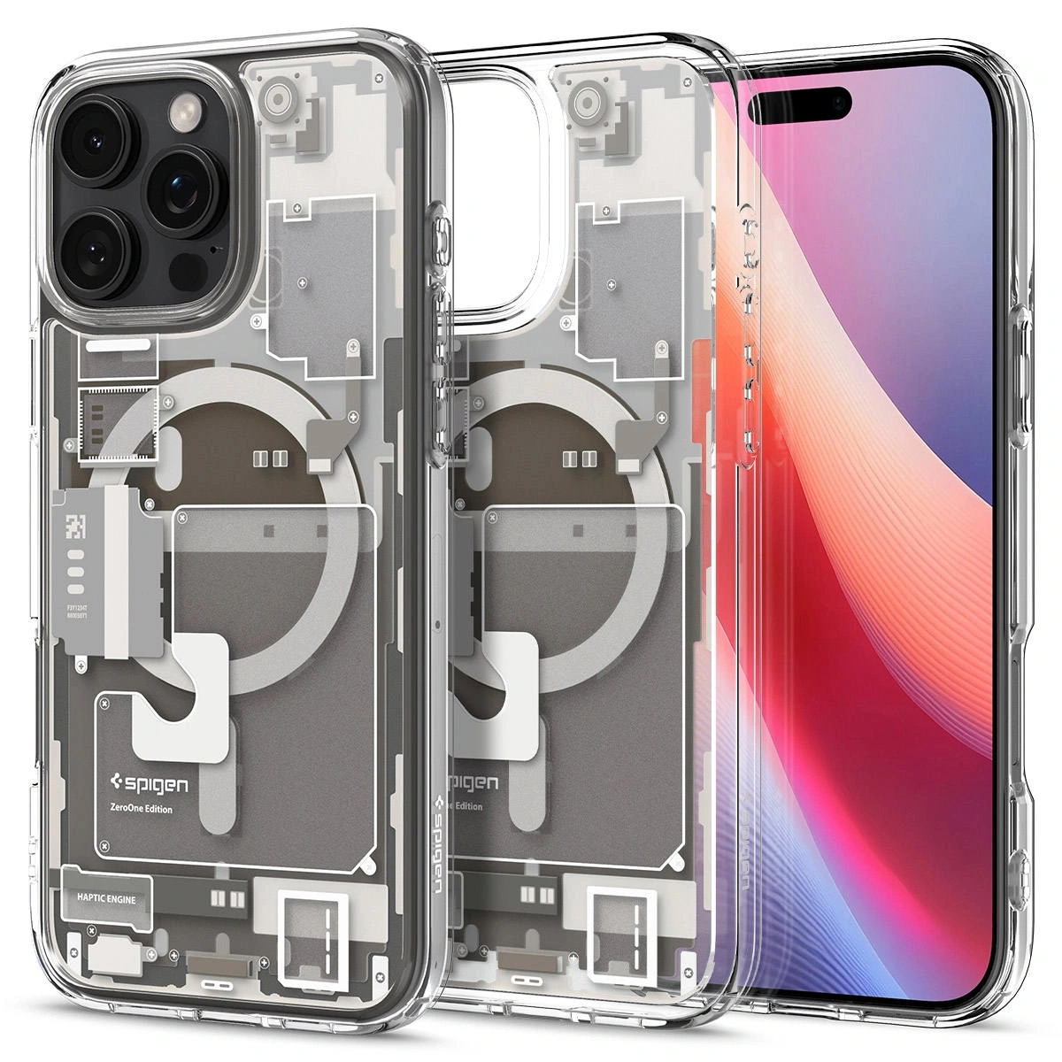 Накладка Spigen Ultra Hybrid MagSafe для iPhone 16 Pro, Zero One Natural Titanium (ACS08137). Фото 1