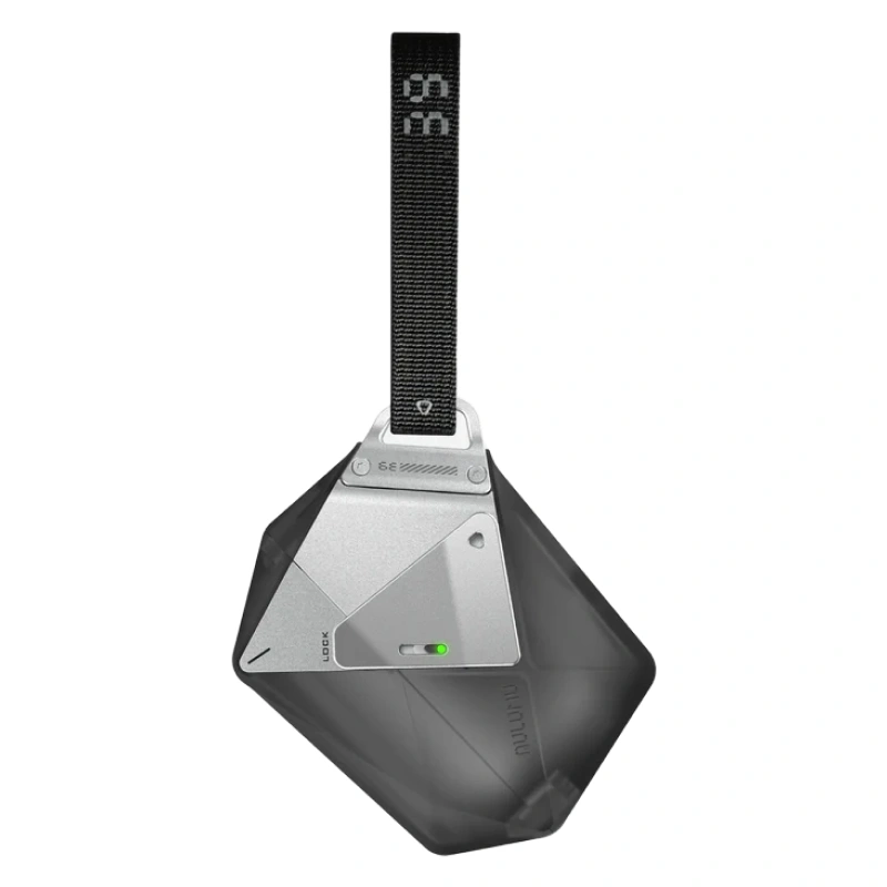 Чехол Aulumu A39 Geometric для AirPods Pro 3, Translucent Gray (UA-A39-TG). Фото 2