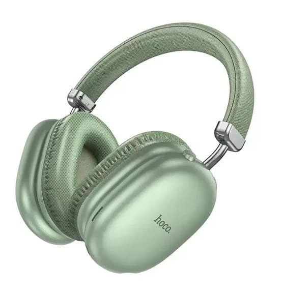 Беспроводные наушники Hoco W35 Max, Green. Фото 2