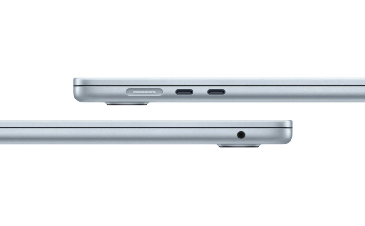 Ноутбук Apple MacBook Air 15" 2026 512 Гб Небесно-голубой (MDVQ4) (M5, 10C CPU/10C GPU, 16Гб, 512Гб SSD). Фото 5