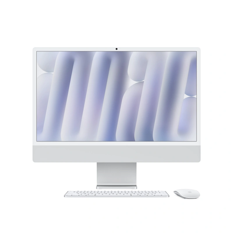 Apple iMac 24" Retina 4,5K, (MWUV3) (M4, 10C CPU, 10C GPU, 16 ГБ, 512 ГБ SSD, 2024), Silver. Фото 2