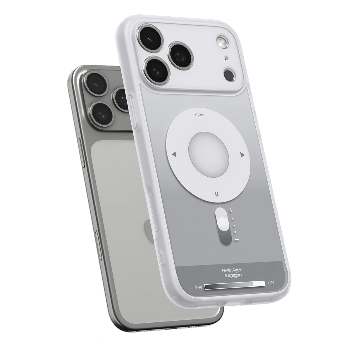 Накладка Spigen Ultra Hybrid (MagSafe) для iPhone 17 Pro, Серебристая (ACS10355). Фото 5