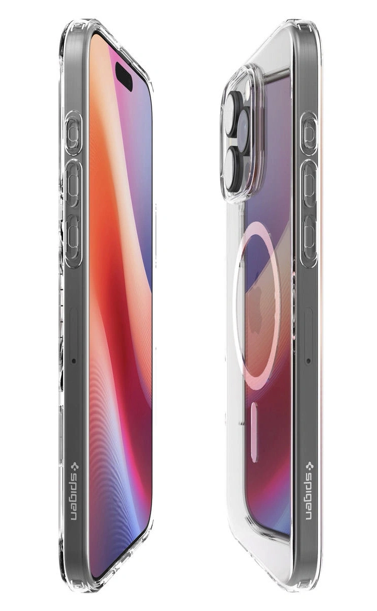 Накладка Spigen Liquid Crystal MagSafe для iPhone 16 Pro, Crystal (ACS08389). Фото 5