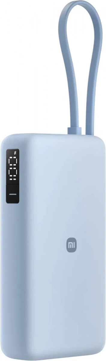 Внешний аккумулятор Xiaomi 67W Power Bank 20000mAh (Integrated Cable), Blue (BHR089XCN). Фото 5
