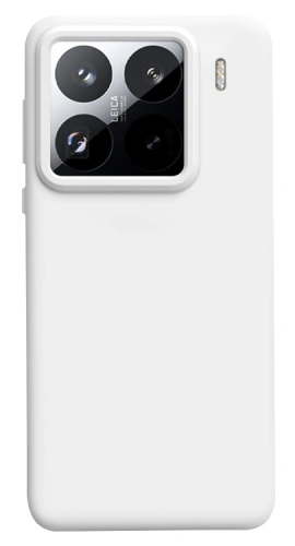 Накладка Silicone Case для Xiaomi 15, Белая. Фото 1
