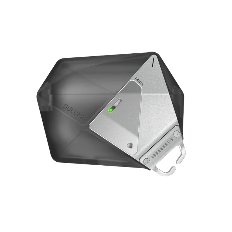 Чехол Aulumu A39 Geometric для AirPods Pro 3, Translucent Gray (UA-A39-TG). Фото 1