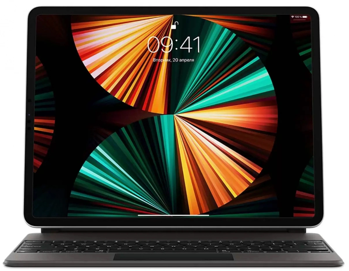 Клавиатура Apple Magic Keyboard для iPad Pro 12,9" (5th generation), Чёрная (MJQK3) . Фото 1