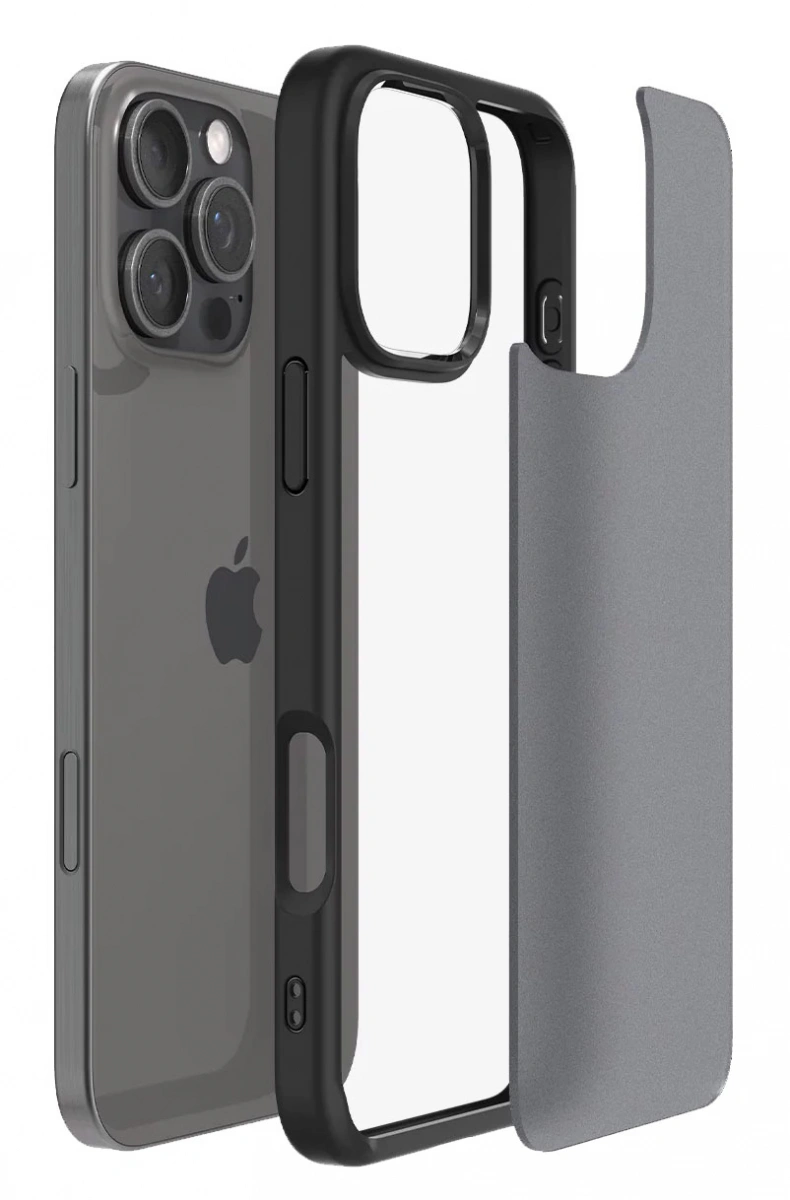 Накладка Spigen Ultra Hybrid для iPhone 16 Pro Max, Frost Black (ACS07995). Фото 4