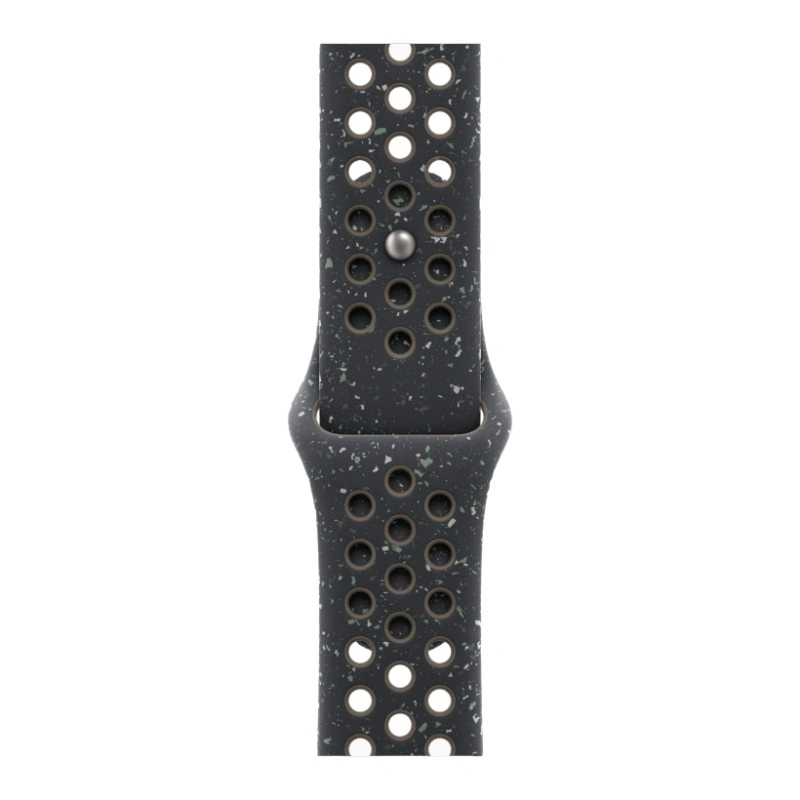 Apple Watch Series 10, 42 мм, алюминий цвета «черный глянец», Midnight Sky Nike Sport Band, M/L (MWWX3). Фото 3