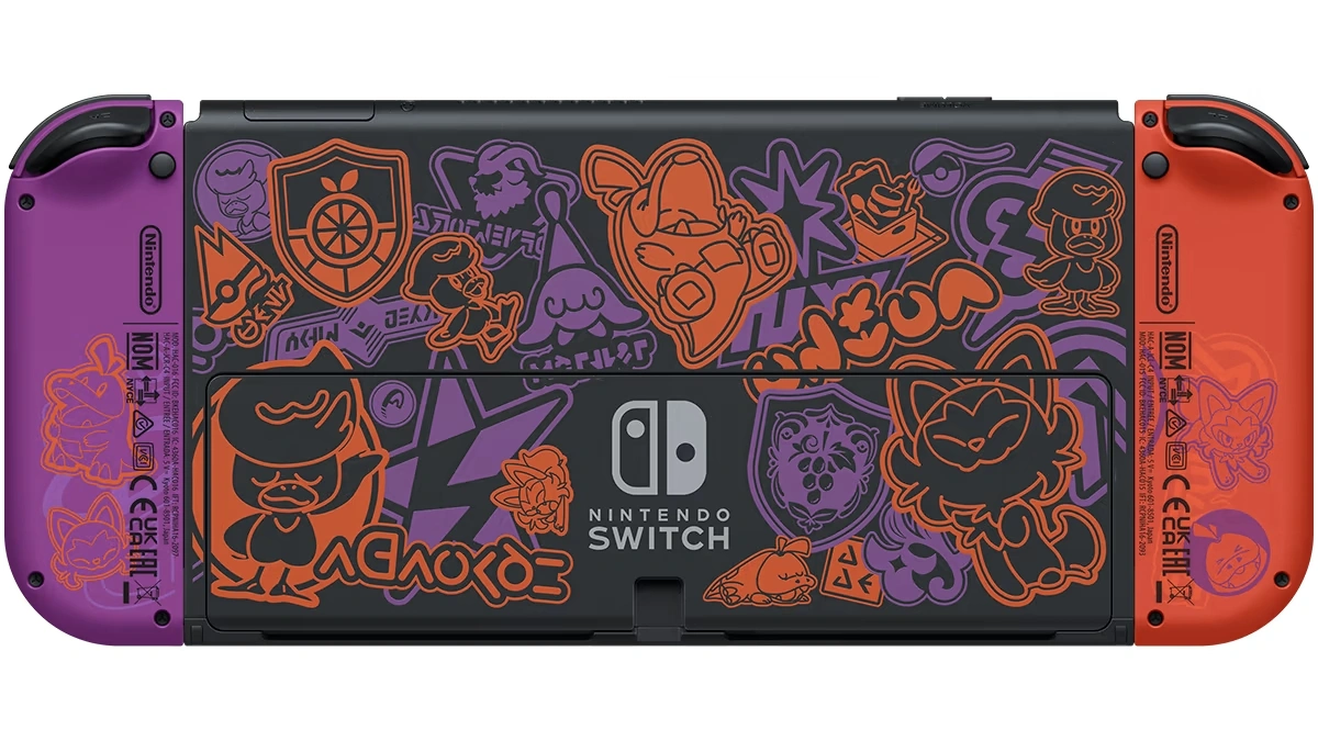 Игровая консоль Nintendo Switch OLED 64Gb, Pokémon Scarlet & Violet Edition. Фото 2