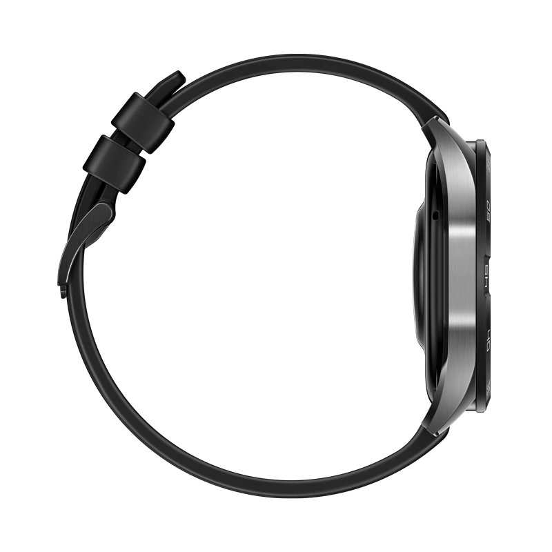 Умные часы Huawei Watch GT 4 46mm, Чёрный/Чёрный фторэластомеровый ремешок (PNX-B19). Фото 5