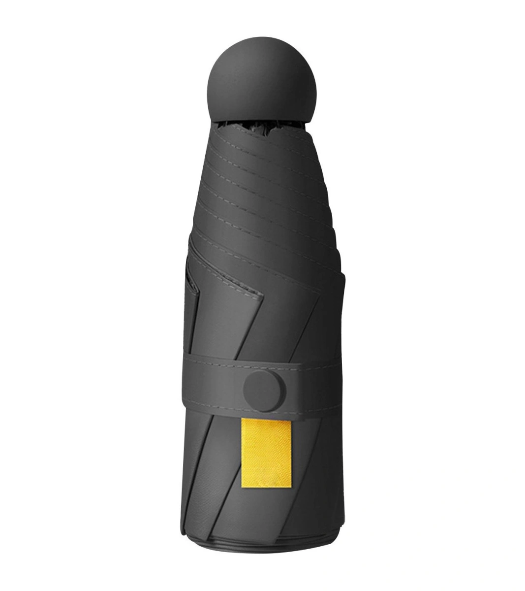 Зонт Zuodu Capsule Umbrella, Чёрный. Фото 1