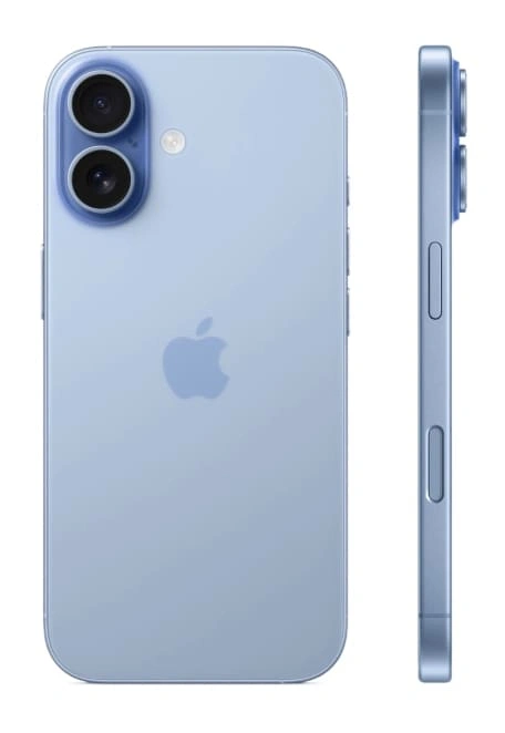 Смартфон Apple iPhone 17 256Гб, Голубой (eSIM) (Без RuStore). Фото 3
