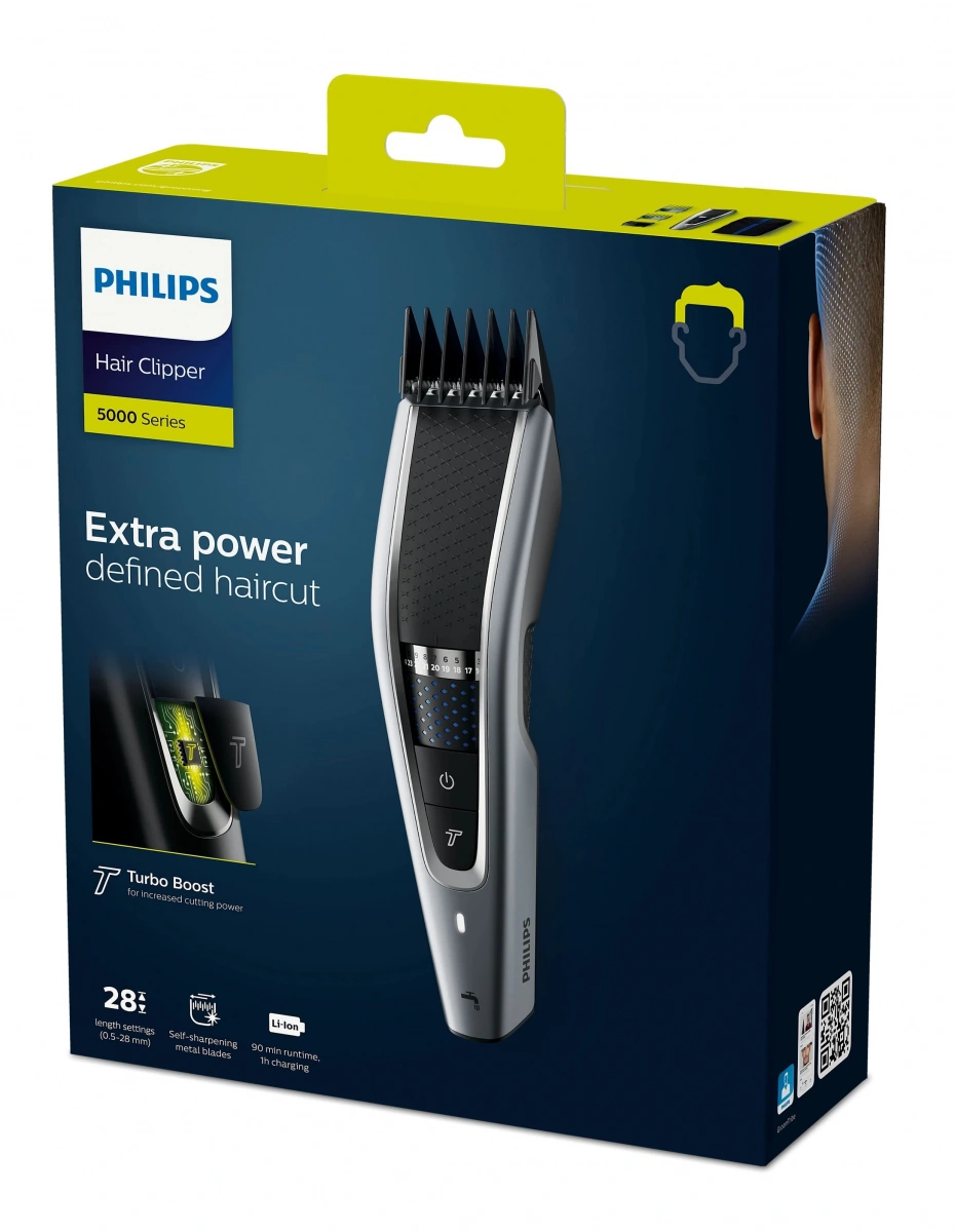 Машинка для стрижки Philips Series 5000 HC5630/15 Серый/Чёрный. Фото 5