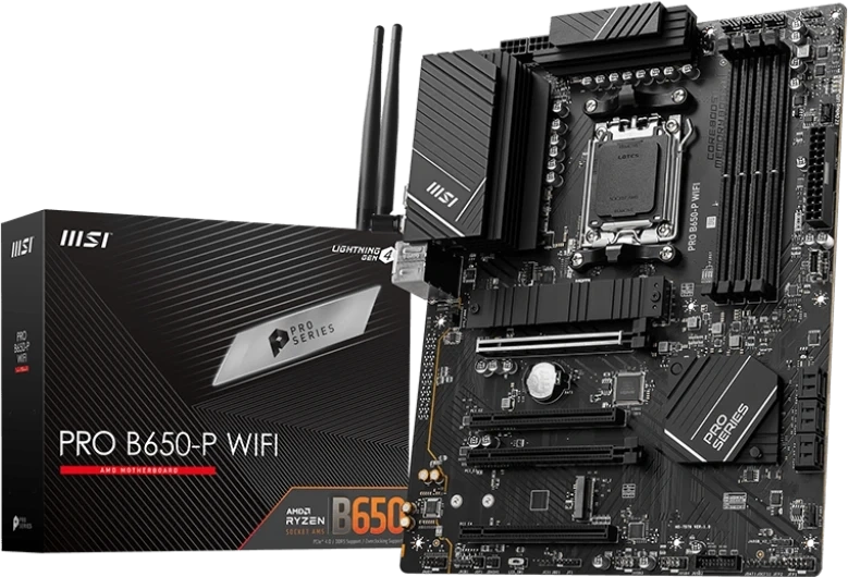 Материнская плата MSI PRO B650-P WIFI (AM5, ATX). Фото 5