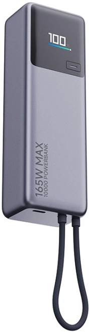 Внешний аккумулятор XiaoMi Power Bank Wireless 165W 10000mAh с кабелем USB-C PB1165MI, Серый (BHR9344CN). Фото 2