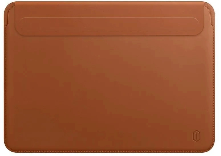 Чехол Wiwu Skin New Pro 2 Leather Sleeve для MacBook Pro 13.3, Коричневый. Фото 1