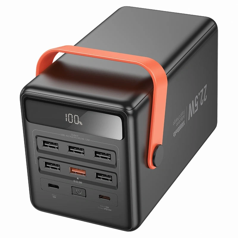Внешний аккумулятор Hoco J142 Surpass 22.5W+PD20W+QC3.0 100000mAh, Чёрный. Фото 1