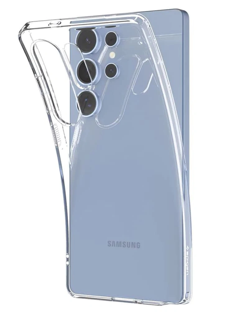 Накладка Spigen Liquid для Samsung Galaxy S25 Ultra, Crystal Clear (ACS08948). Фото 3