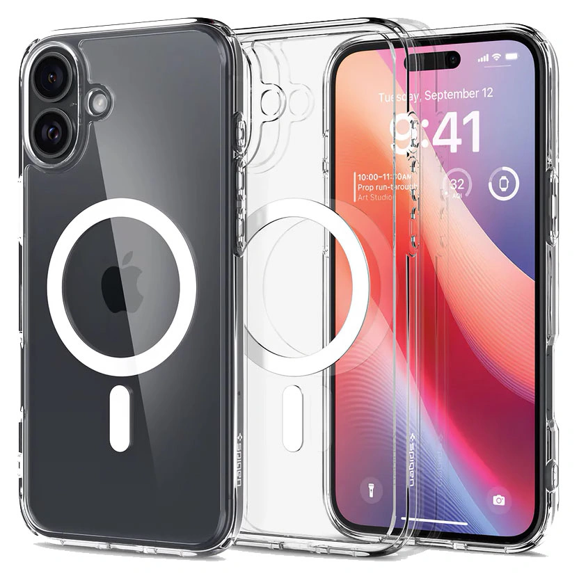 Накладка Spigen Ultra Hybrid (MagFit) для iPhone 16, White (ACS08205). Фото 1