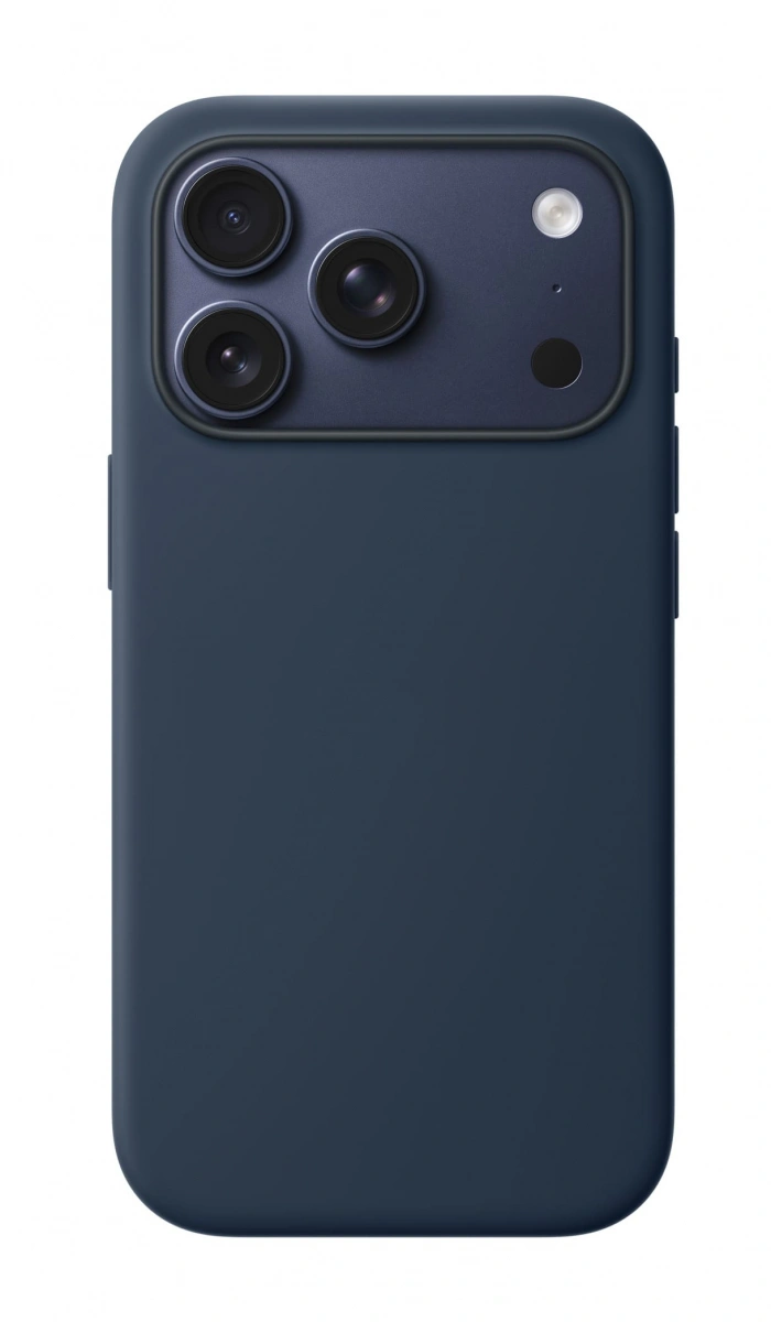 Накладка Silicone Case With MagSafe для iPhone 17 Pro Max, Тёмная ночь. Фото 1