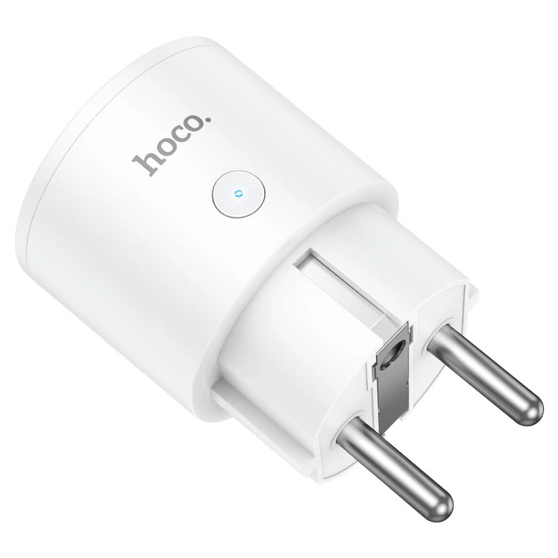 Умная розетка Hoco AC16 Veloz Wi-Fi, White. Фото 3