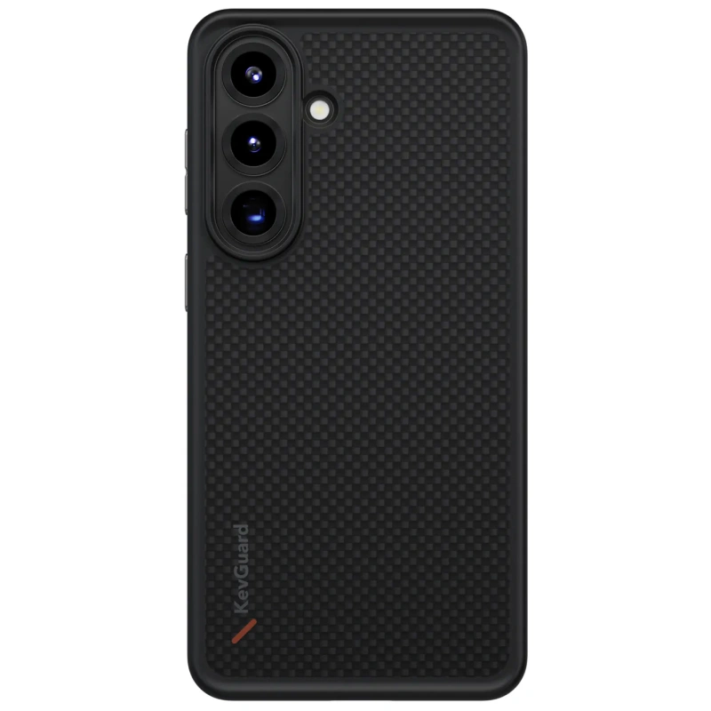 Накладка Uniq Keva Tough Aramid Protective (MagSafe) для Samsung Galaxy S26 Plus, Black (GS26PHYB-KEVAMCBLK). Фото 1