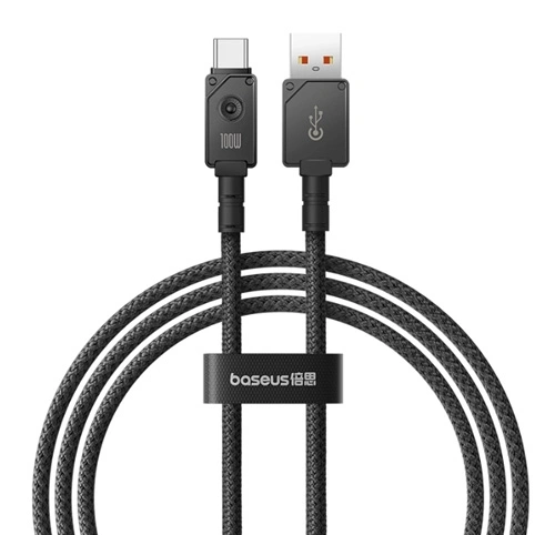 Кабель Baseus Unbreakable Series Fast Charging Data Cable USB to Type-C 100W 1m, Чёрный (P10355801111-00). Фото 1