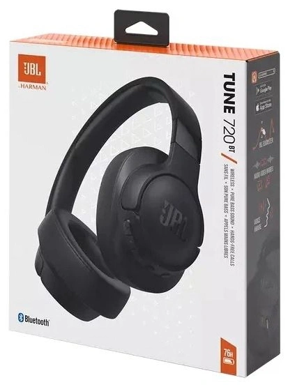 Беспроводные наушники JBL Tune 720BT, Чёрный. Фото 6