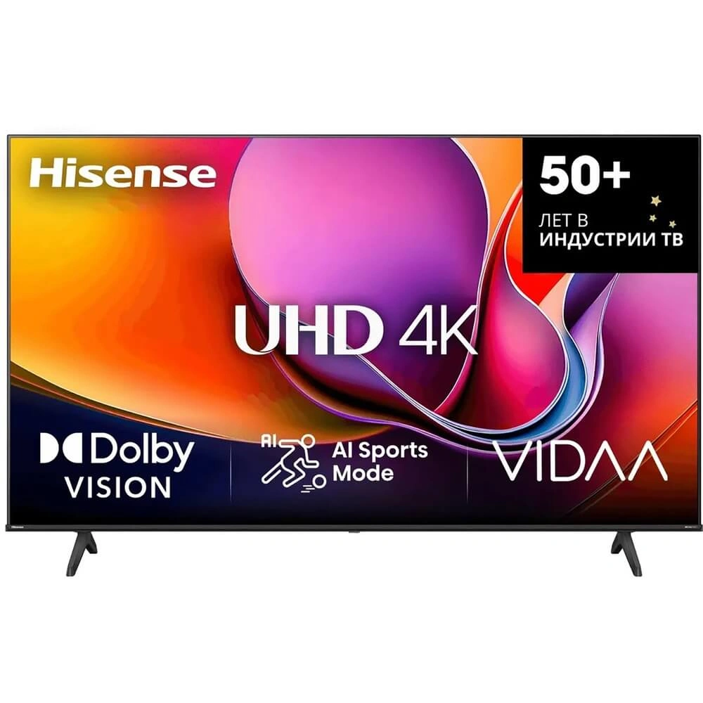 Телевизор Hisense 43A6Q (2025) 43" 4K UHD LED Smart TV. Фото 1