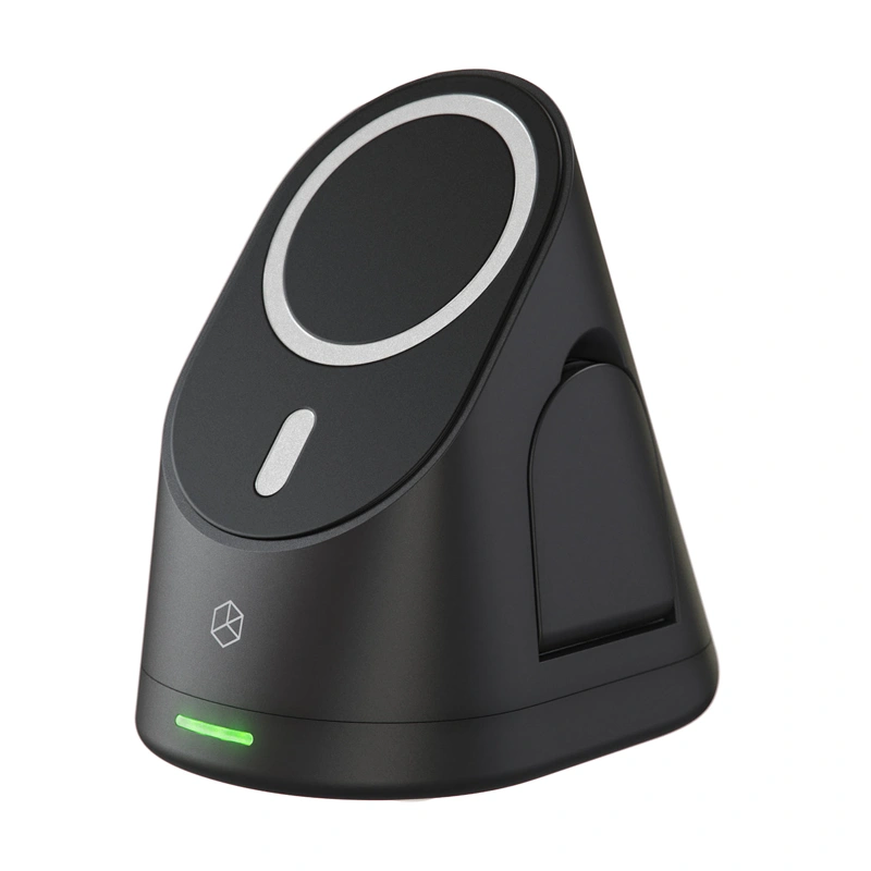 Беспроводное зарядное устройство Breaking DS06 3in1 Qi 20W, Black. Фото 3