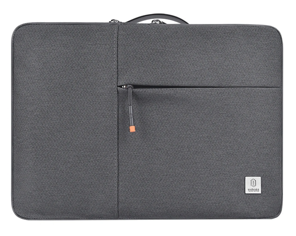 Сумка для ноутбука Wiwu Alpha Double Layer Sleeve Laptop 15.6, Grey. Фото 1