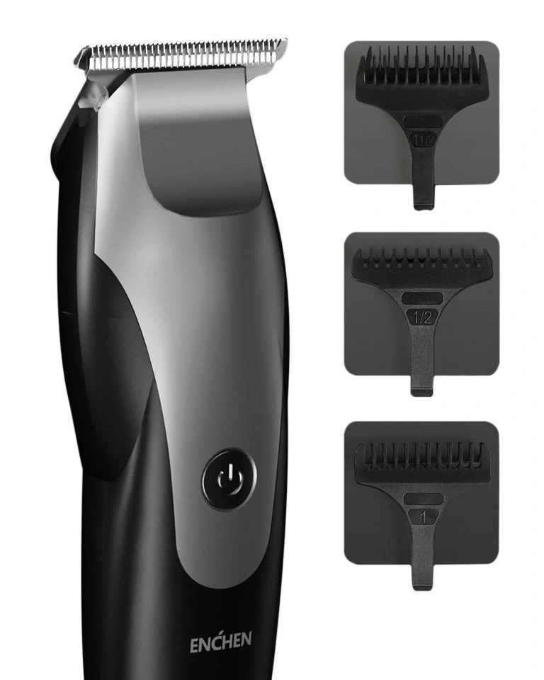 Машинка для стрижки Enchen Hummingbird, Чёрная. Фото 2